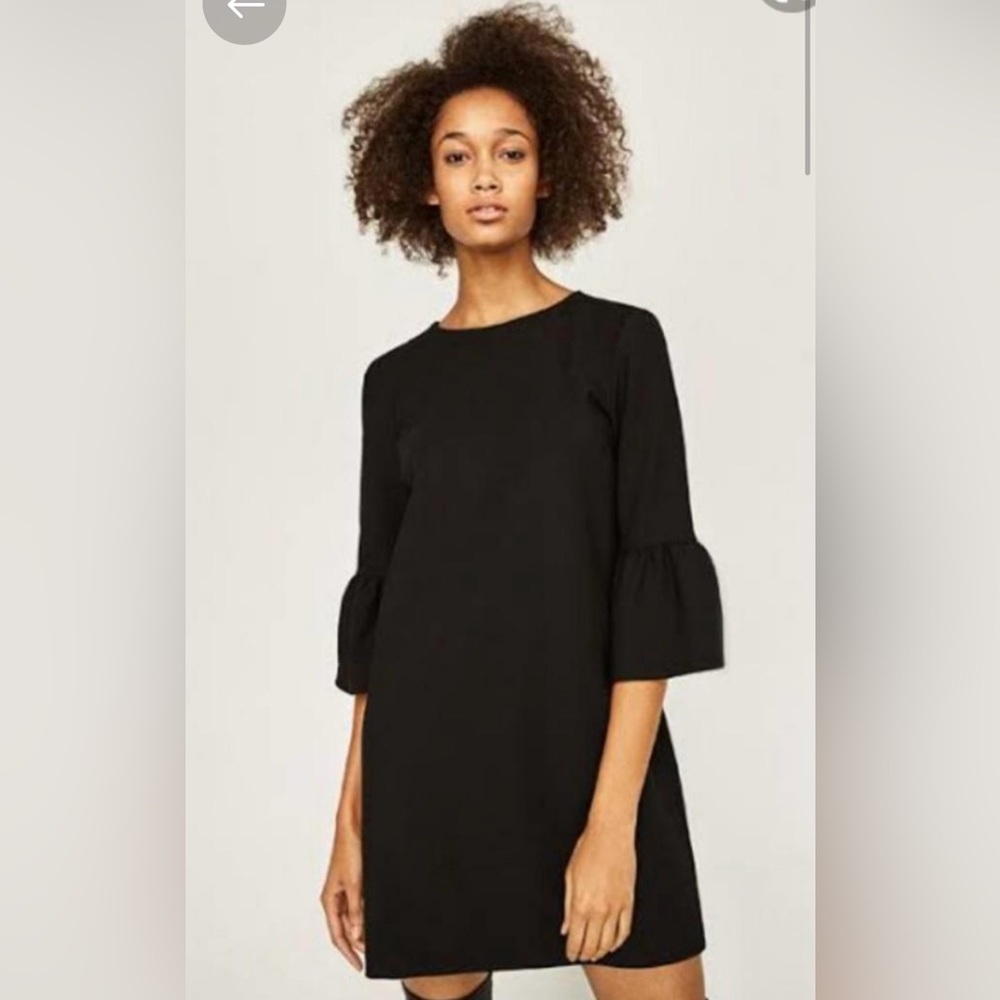 SOLD ❌Zara // Flare Sleeve Midi Dress // Size 5